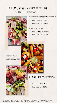 Carte du La Brasserie à Saint-Flour