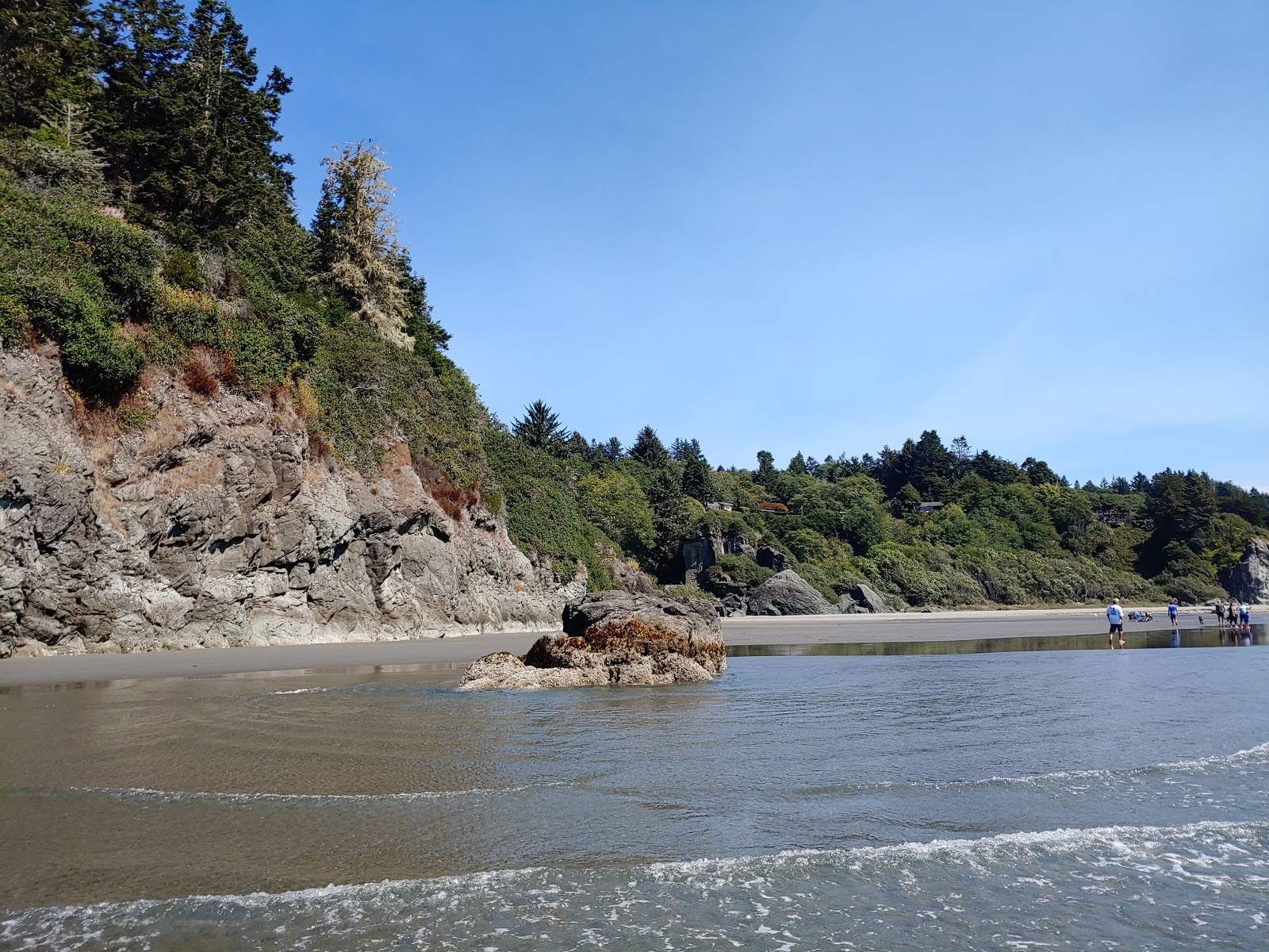 Foto af Moonstone Beach med lys sand overflade