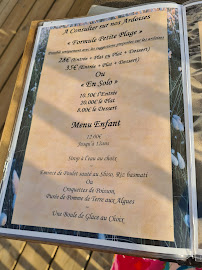 Restaurant Le Grain de Sable à Saint-Georges-d'Oléron menu