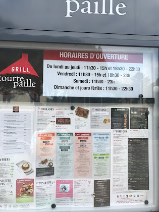 menu du Restaurant de grillades à la française Courtepaille à Nîmes