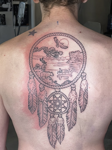 Explore simple mushroom tattoo ideas, creative tattoo ideas in Toledo, available at Meraki Tattoo