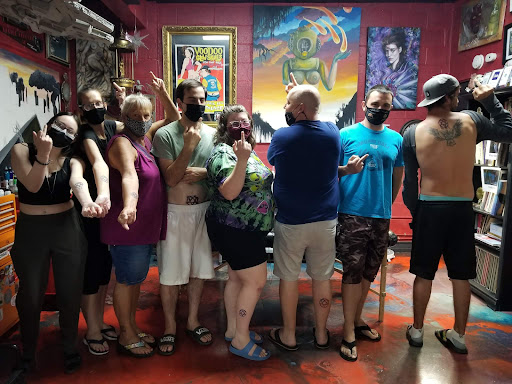 Explore triple moon finger tattoo ideas, creative tattoo ideas in Yucca Valley, available at Strata Tattoo Lab LLC