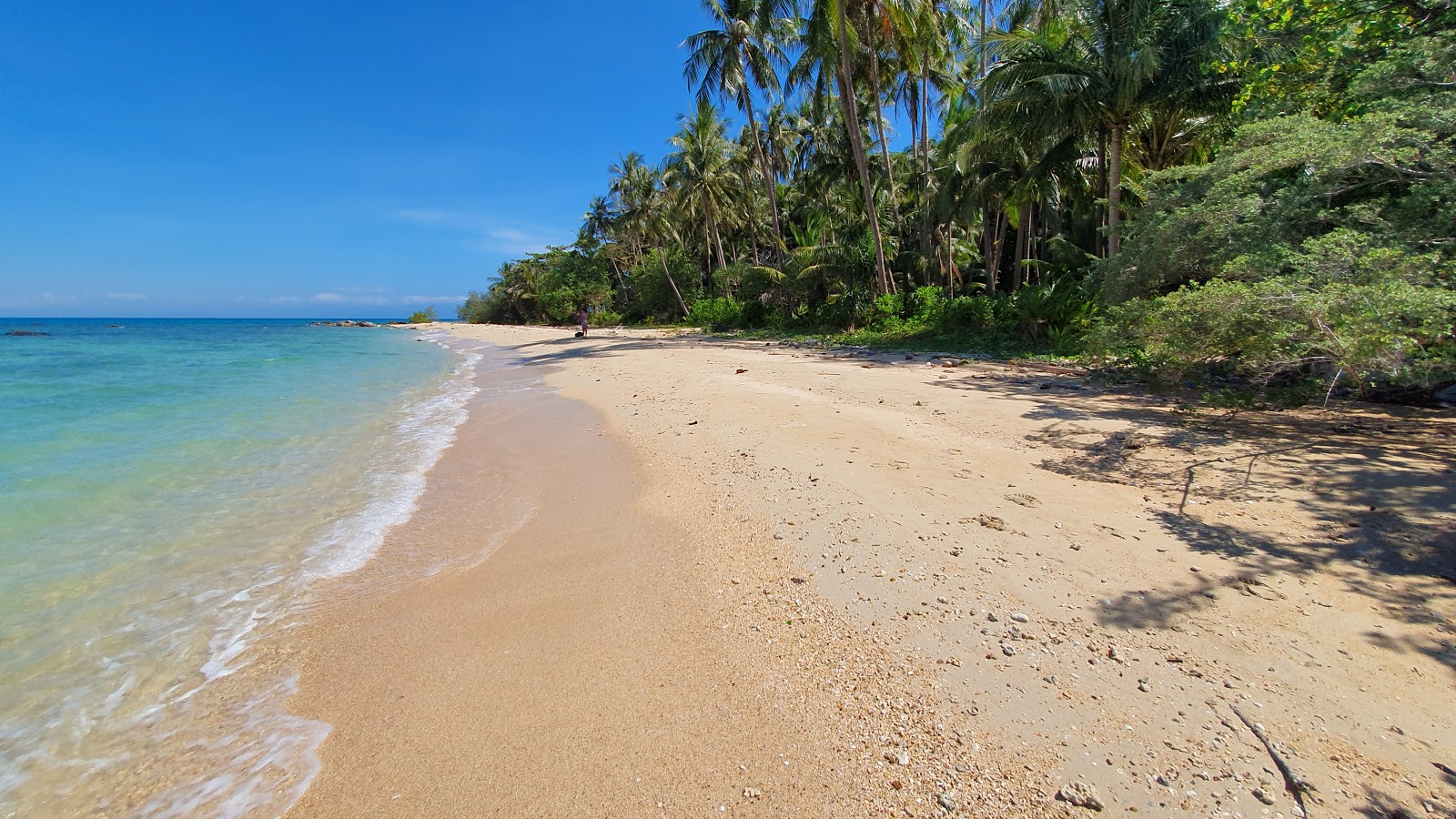 Fotografie cu Turtle Beach cu o suprafață de nisip strălucitor