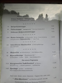 Waldrestaurant Maxlmühle à Valley menu