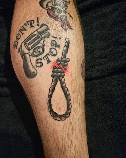 Explore men's back of neck tattoo ideas, creative tattoo ideas in Philadelphia, available at The Dahlia Collective