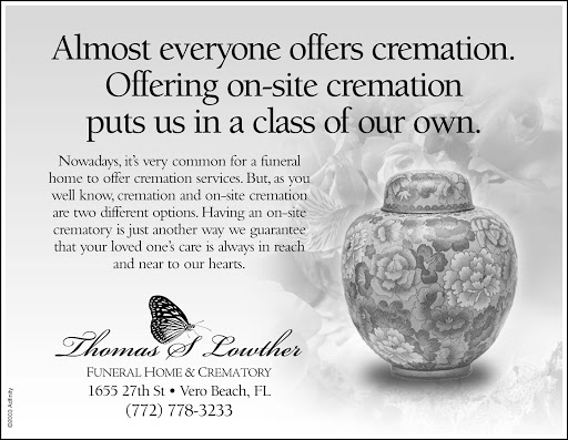 Funeral Home «Thomas S. Lowther Funeral Home», reviews and photos, 1655 27th St, Vero Beach, FL 32960, USA