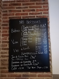 Del Vera à Lille menu
