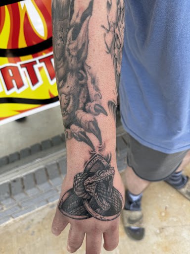 Explore dad daughter tattoo ideas, creative tattoo ideas in Copperas Cove, available at Flashover Ink Tattoo