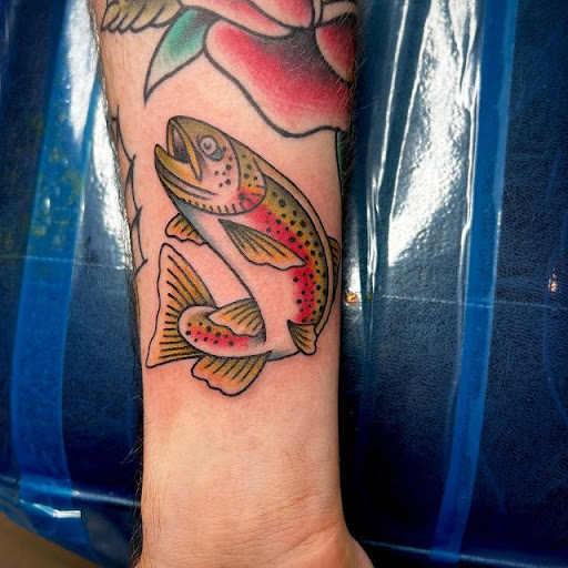 Explore monster hunter tattoo ideas, creative tattoo ideas in Charlottesville, available at Have Heart Tattoo