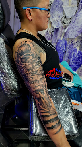 Explore concert tattoo ideas, creative tattoo ideas in Richmond, available at Captured Moment Tattoos