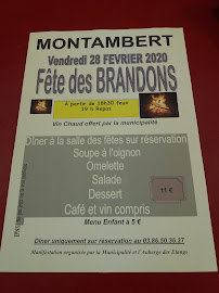 Carte du L'Auberge des Etangs à Montambert