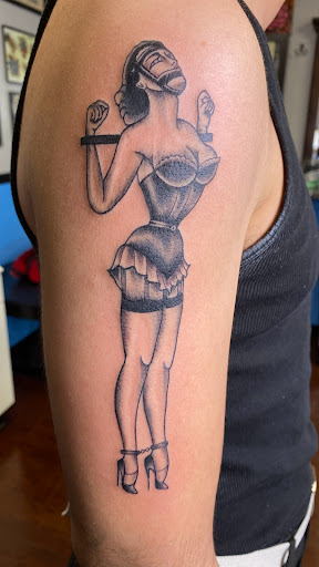 Explore ship tattoo ideas, creative tattoo ideas in Modesto, available at Inkwell Tattoo