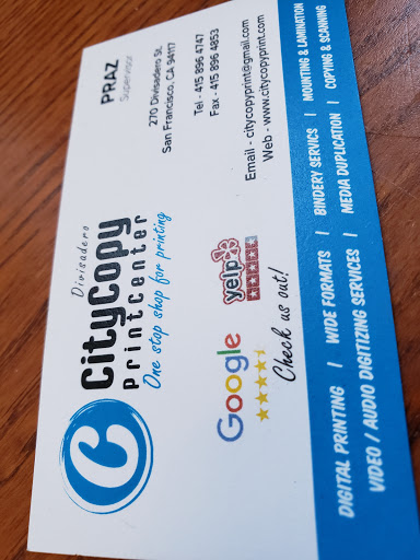 Print Shop «City Copy and Print Center», reviews and photos, 270 Divisadero St, San Francisco, CA 94117, USA