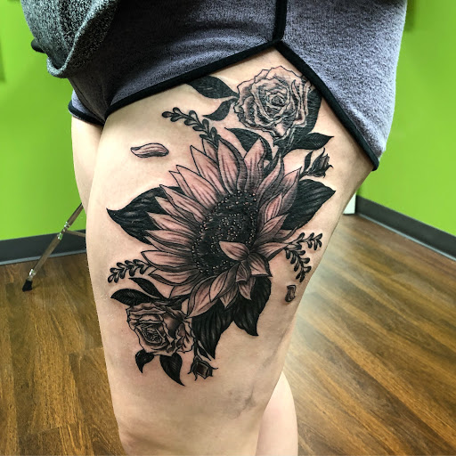 Explore tattoo ideas cancer ribbons, creative tattoo ideas in Springfield, available at Poke and a Rub art studio