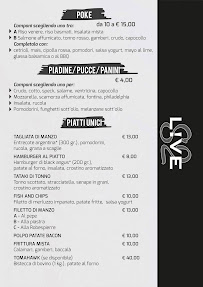 Carte du Live 82 à Molfetta