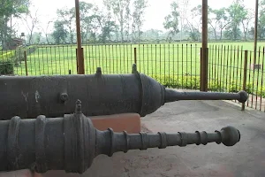 Eight cannons of the Ahoms period, Joysagar, Sivasagar, Assam image