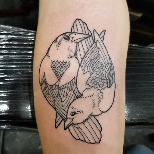 Explore blackwork tattoo ideas, creative tattoo ideas in Nashville, available at Nashville Ink