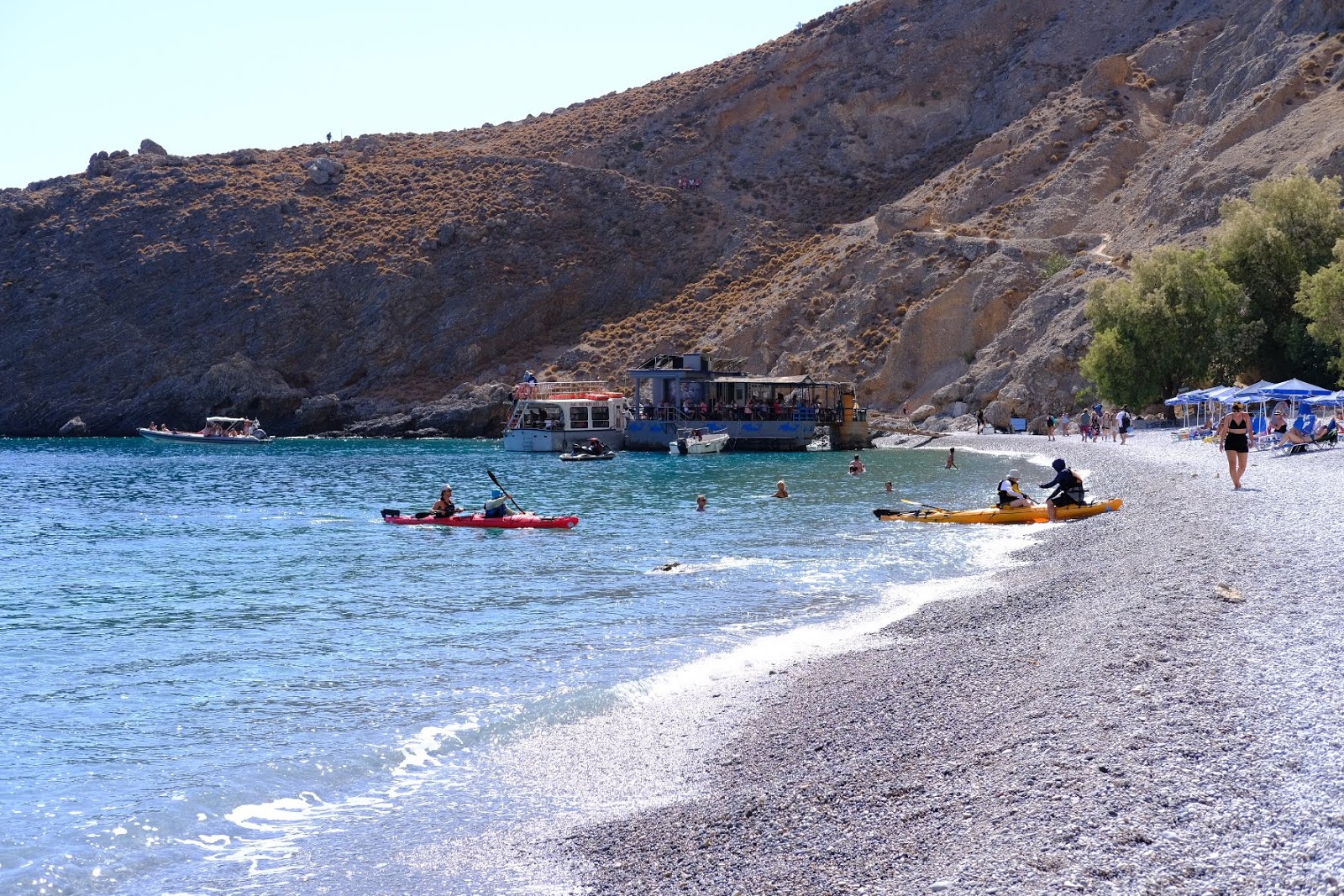 Photo of Glyka Nera beach and its beautiful scenery