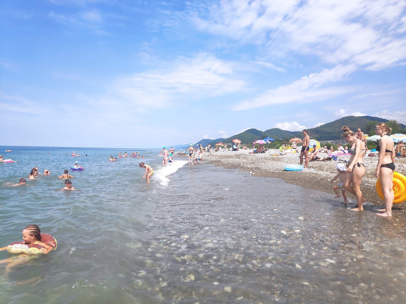 Fotografija Golovinka beach z dolga ravna obala