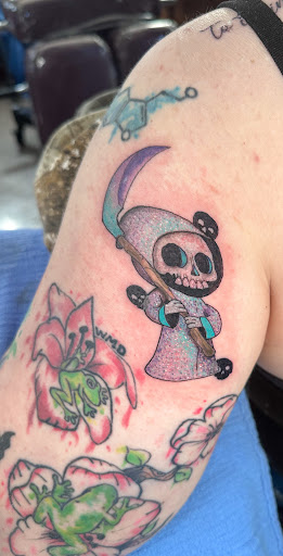 Explore mob tattoo ideas, creative tattoo ideas in Moweaqua, available at Fleshwound Tattoo