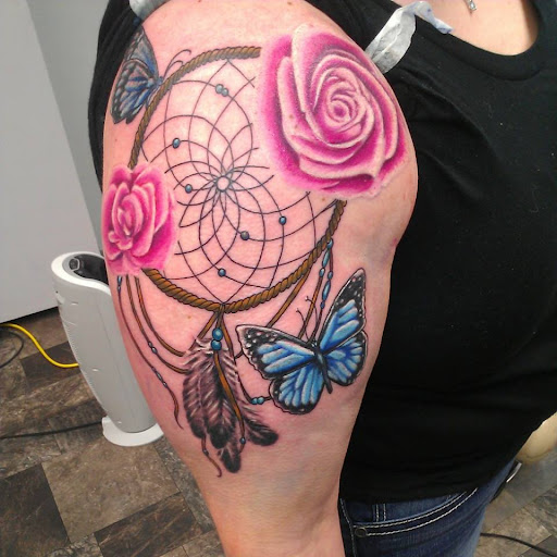 Tattoo Shop «Bombshell Tattoo & Body Piercing», reviews and photos, 1 E Eau Claire St, Rice Lake, WI 54868, USA