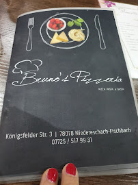Pizzeria Bruno‘s Pizzeria à Niedereschach (le menu)