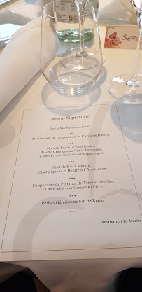 Restaurant La Merise à Laubach menu