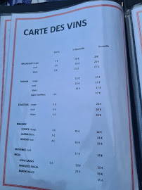 Chez Pablo à Saint-Jean-de-Luz menu