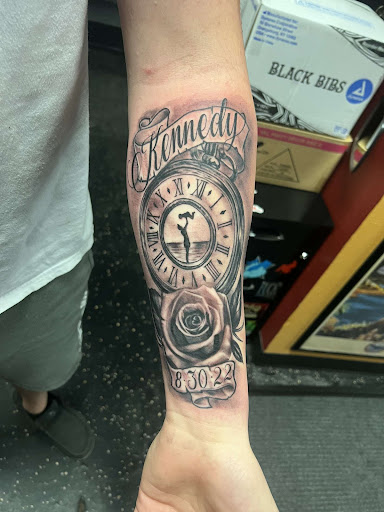 Explore scuba diving tattoo ideas, creative tattoo ideas in Thomasville, available at Rocket Roys Tattoos