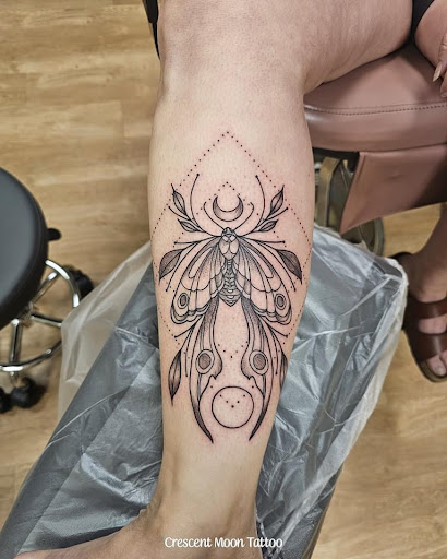 Explore kids name tattoo ideas, creative tattoo ideas in New Hampton, available at Crescent Moon Tattoo