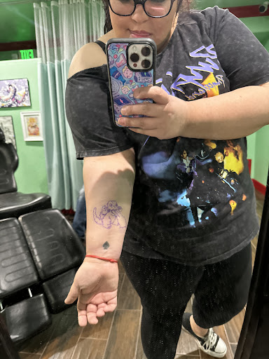 Explore smurf tattoo ideas, creative tattoo ideas in Glendale, available at Inkenstein Tattoo Company