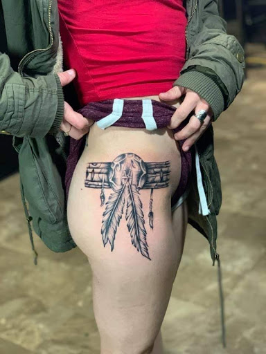 Explore fallen angel tattoo ideas, creative tattoo ideas in Sunbury, available at Knuckles & Needles Tattoo Parlor