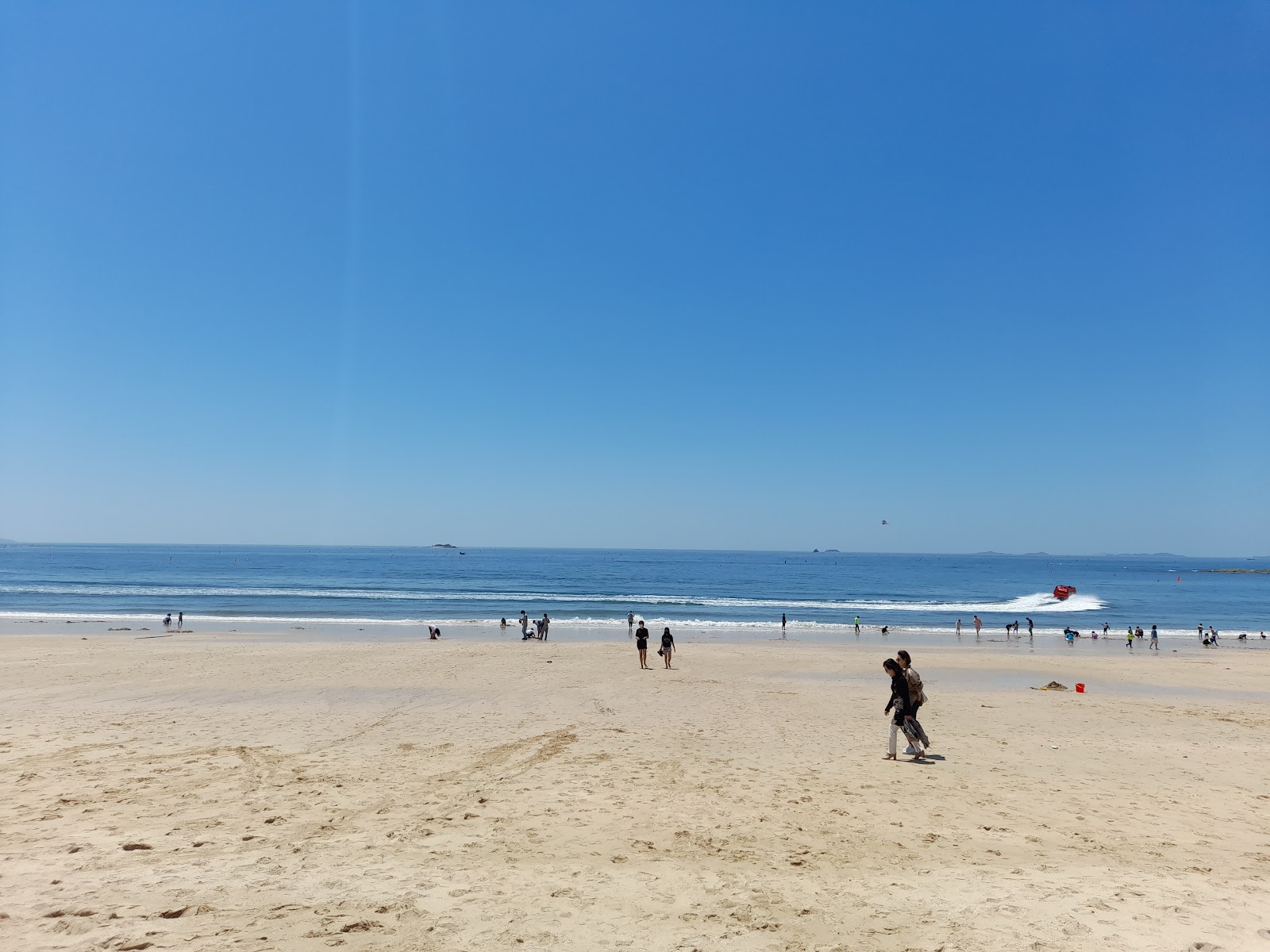 Nanjido Beach的照片 带有宽敞的海岸