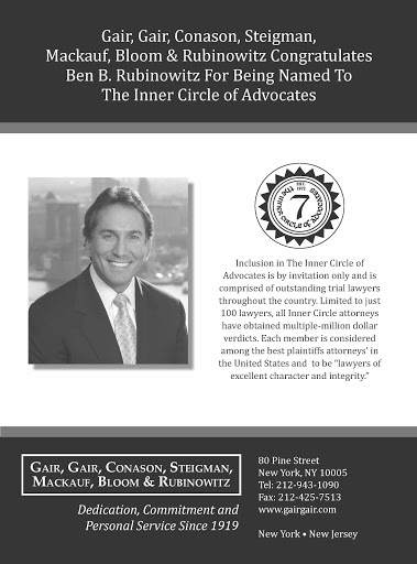 Personal Injury Attorney «Gair, Gair, Conason, Rubinowitz, Bloom, Hershenhorn, Steigman & Mackauf», reviews and photos
