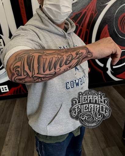 Explore purple flower tattoo ideas, creative tattoo ideas in Silver City, available at Independent Ink Tattoo