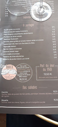 Chez Marco à Toulouse menu
