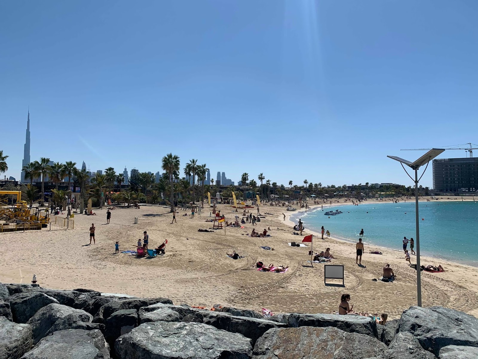 Fotografija Lamer beach jumeirah udobje območja