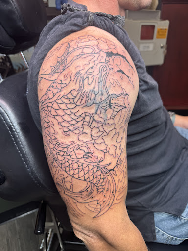 Explore matching brother and sister tattoo ideas, creative tattoo ideas in Hoschton, available at The Golden Mantis Tattoo & Piercing
