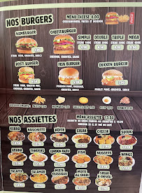 Menu / carte de O'Kebab Time à Thionville