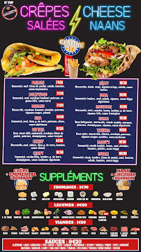 Menu du Daddy's Crêpes Tacos Burgers & Grill Restaurant Halal Livraison 09.54.46.74.69 à Juvisy-sur-Orge