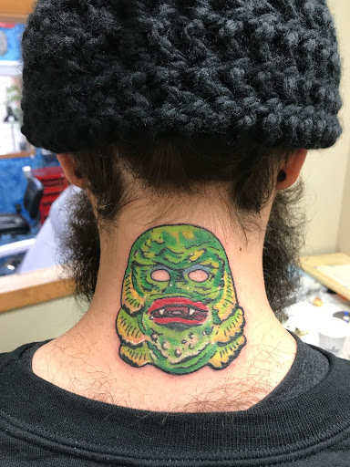 Explore blue rose tattoo ideas, creative tattoo ideas in Aurora, available at Ronin Tattoo Studio INC