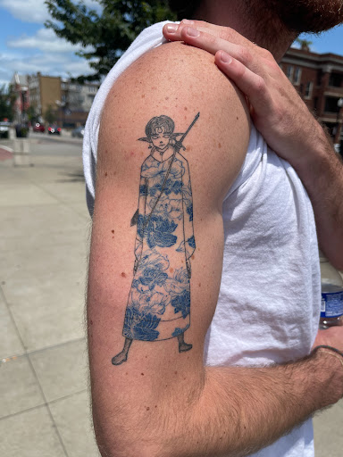 Explore middle arm tattoo ideas, creative tattoo ideas in Cincinnati, available at Hot Rod Charlies