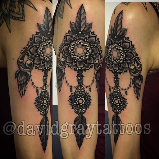 Explore tengen uzui tattoo ideas, creative tattoo ideas in Davison, available at Trainwreck Tattoo Studio