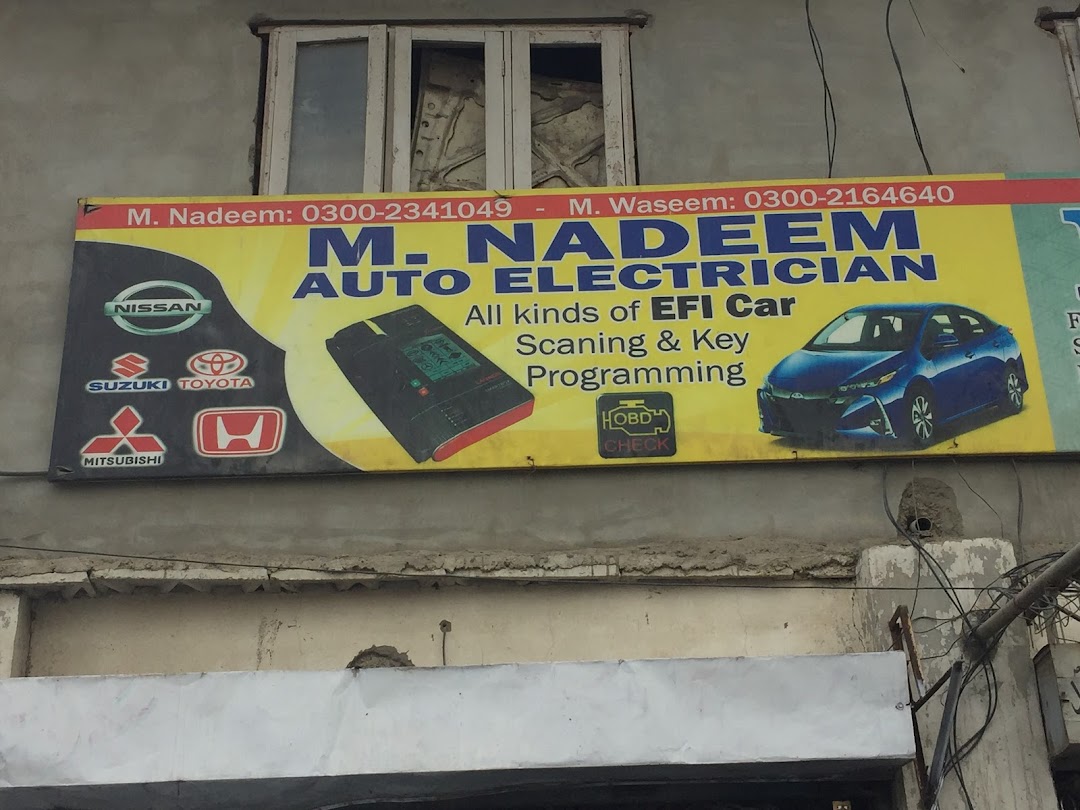 M.Nadeem Auto Electrician & E.F.I Car Scanning & Key Programming