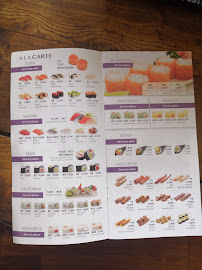 Sushi yuki à Gif-sur-Yvette carte
