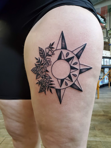 Explore groin tattoo ideas, creative tattoo ideas in Buffalo, available at Modern Love