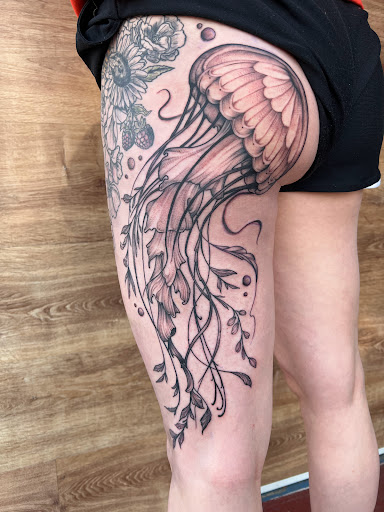 Explore mens dark tattoo ideas, creative tattoo ideas in Kingsford, available at Deft Tattoo Studio