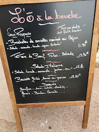 Carte du Sandwichs Snacking Restaurant L'ô à La bouche à Cagnes-sur-Mer