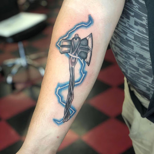 Explore card tattoo ideas, creative tattoo ideas in Dayton, available at 33 Lions Tattoo