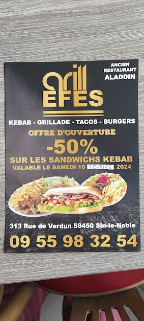 Grill efes 59450 Sin-le-Noble